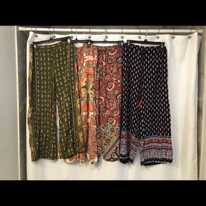 4 pair of Comfy Flowing Pants! 💐